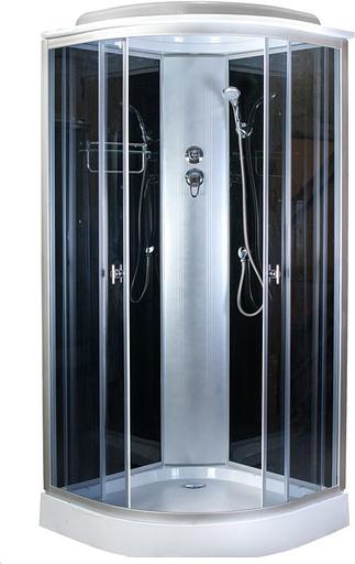 Душевая кабина Aquapulse 4022D 90x90 grey black фото 1