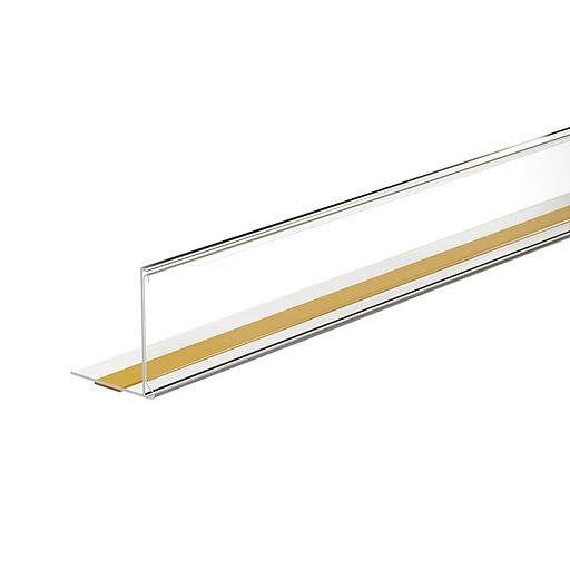 Ценникодержатель EPG ME32 полочный самоклеящийся с ограничителем фото 1