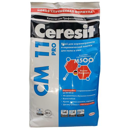 Клей для тонкослойного крепления плитки для внутр/наруж работ ЦЕРЕЗИТ CM11 PRO (25кг) Опт фото 1