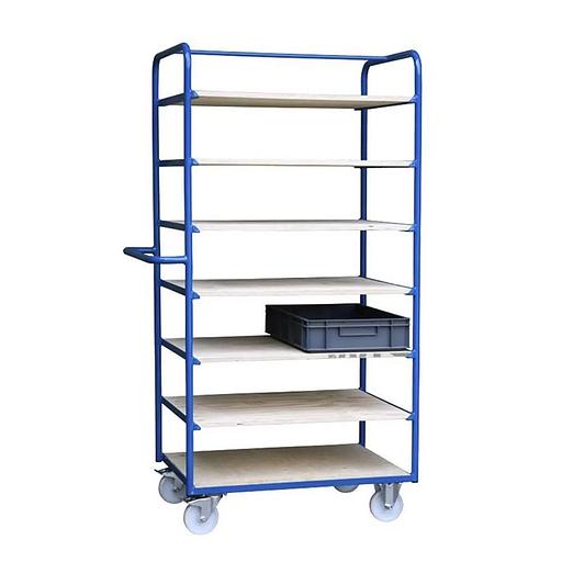 Тележка-стеллаж для перевозки и хранения белья ТБ 125.1 фото 1