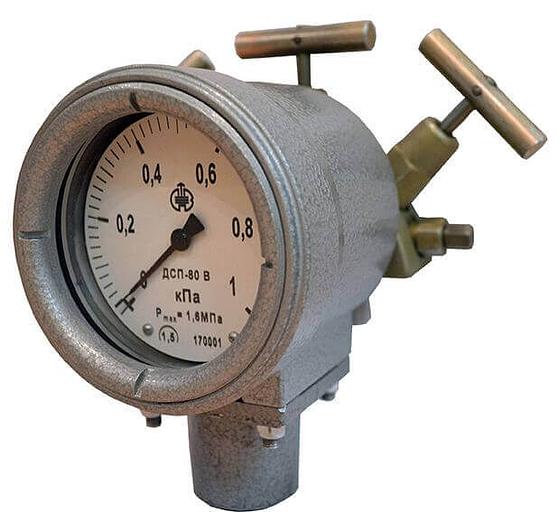 ДСП-80В-РАСКО дифманометр стрелочный показывающий фото 2