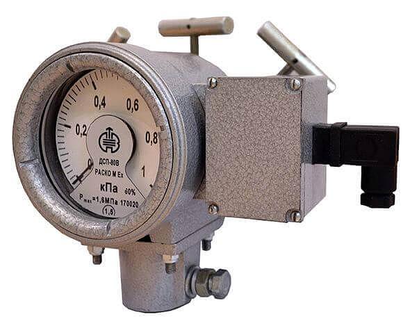 ДСП-80В-РАСКО дифманометр стрелочный показывающий фото 4