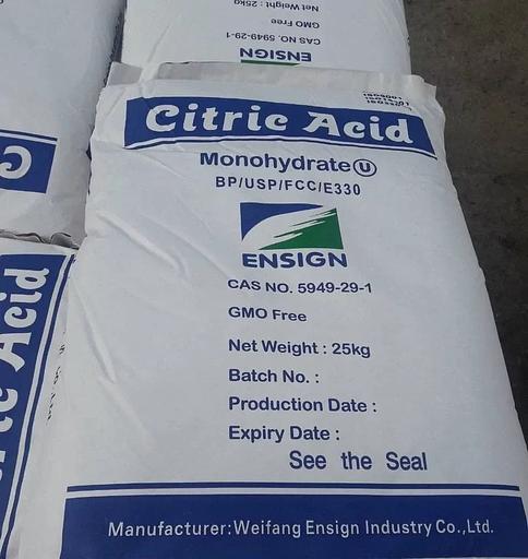 Лимонная кислота (моногидрат) 25 кг ОПТ фото 1