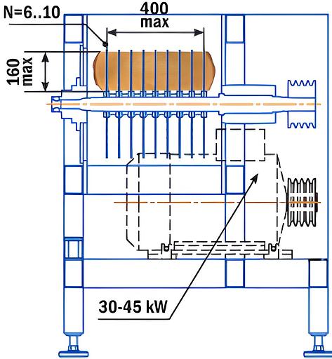 Дисковый многопильный станок «Авангард-МД-16» фото 3