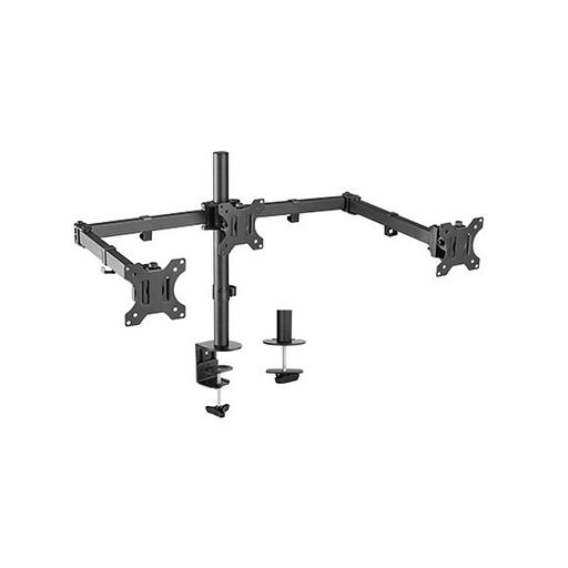 Настольный кронштейн Brateck LDT12-C034N для 3-х мониторов (13"-27") фото 1