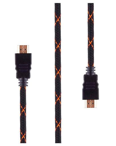 Кабель для видео Rombica ZX50B HDMI to HDMI 2.0b 5 м. Черный фото 1