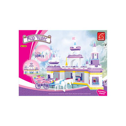 Игровой конструктор Ausini 24806 Мир Чудес Сказочный замок 614 деталей Цветная коробка фото 3