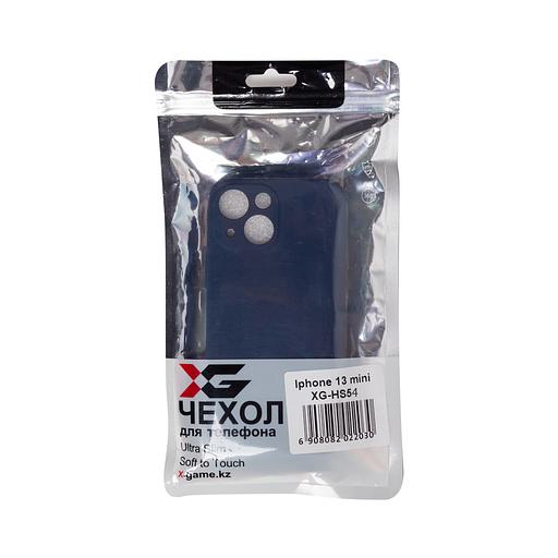 Чехол для телефона X-Game XG-HS54 для Iphone 13 mini Силиконовый Тёмно-синий Пол. пакет фото 3