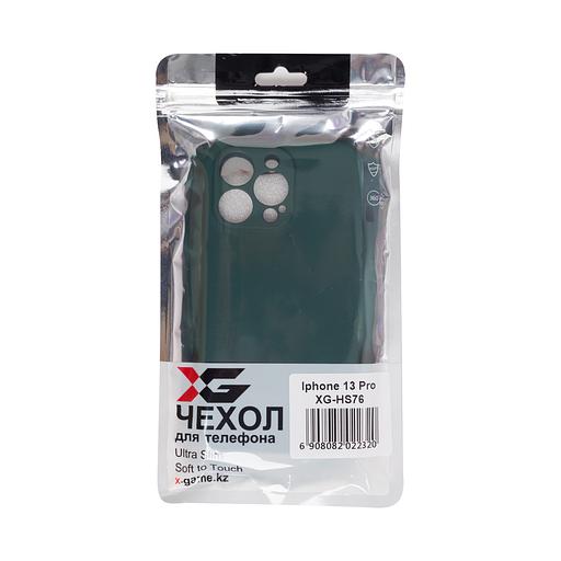 Чехол для телефона X-Game XG-HS76 для Iphone 13 Pro Силиконовый Тёмно-зелёный Пол. пакет фото 3