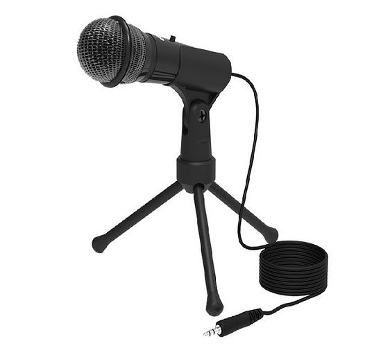 Настольный микрофон Ritmix RDM-120 черный фото 1