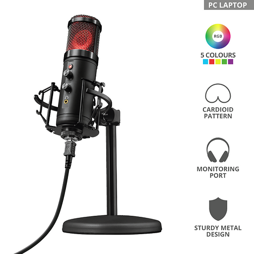 Студийный USB-микрофон Trust GXT 256 Exxo Streaming фото 1