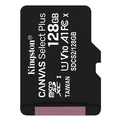 Карта памяти MicroSD 128GB Class 10 UHS-I A1 C10 Kingston SDCS2/128GBSP фото 1