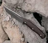 Цельнометаллический нож №1 из стали 110Х18 фото 2