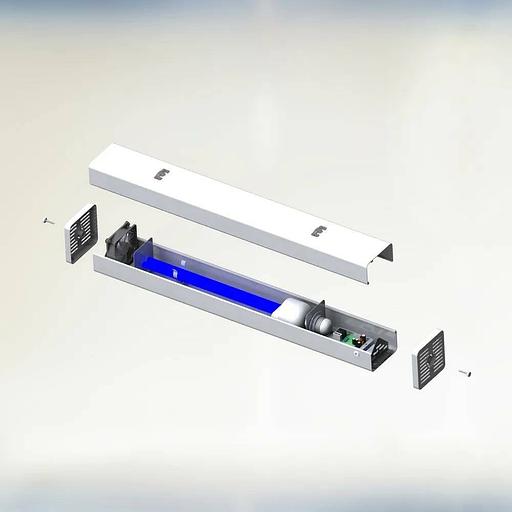 Рециркулятор настенный UVC WALL E27 (R-800-136/WR.AL) опт фото 4