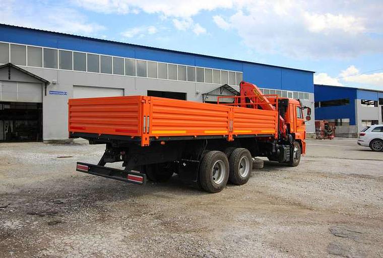 Бортовой КАМАЗ 65115 с КМУ Palfinger PK15500A фото 1