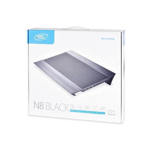 Охлаждающая подставка для ноутбука Deepcool N8 Black DP-N24N-N8BK 17" фото 3