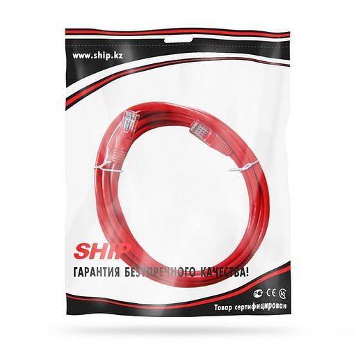 Патч Корд SHIP S3025RD0200-P Cat.5e UTP LSZH RJ-45 2 м Красный Пол. пакет фото 2