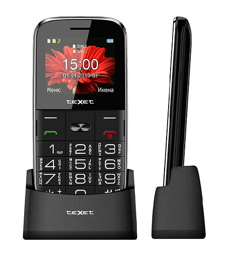 Мобильный телефон Texet TM-B227 черный фото 1