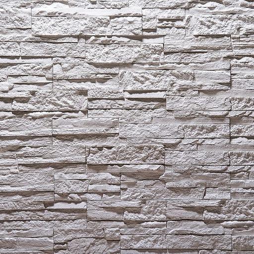 Гипсовый камень Кварцит Белый фото 1