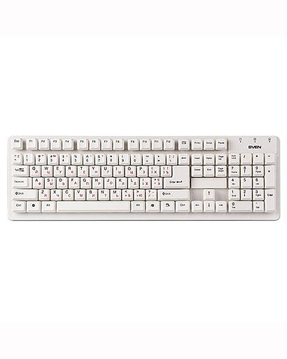 Клавиатура SVEN Standard 301 USB белая SV-03100301UW фото 1