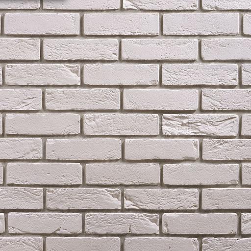 Гипсовый камень Клинкер Белый фото 1