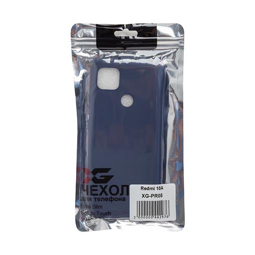 Чехол для телефона X-Game XG-PR05 для Redmi 10A TPU Синий пол. пакет фото 3