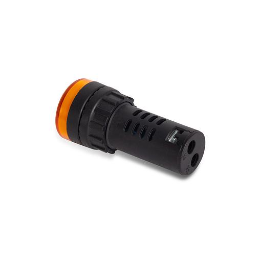 Лампа светодиодная универсальная ANDELI AD16-22D 220V AC DC (желтая) фото 2