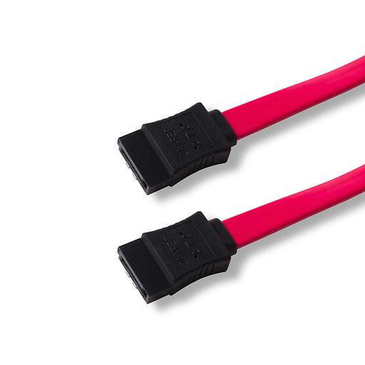 Интерфейсный кабель iPower iPiS SATA 26 AWG для HDD и CD-Drive (0.45м) Красный фото 2