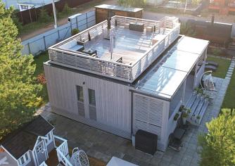 Арго 3/3.2 с эксплуатируемой кровлей – модульный дом фото 2