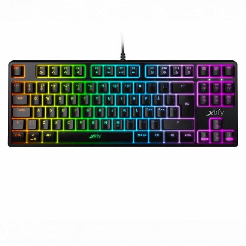 Клавиатура игровая/Gaming keyboard Xtrfy K4 TKL RGB Kailh Red RU XG-K4-RGB-TKL-R-RUS фото 1