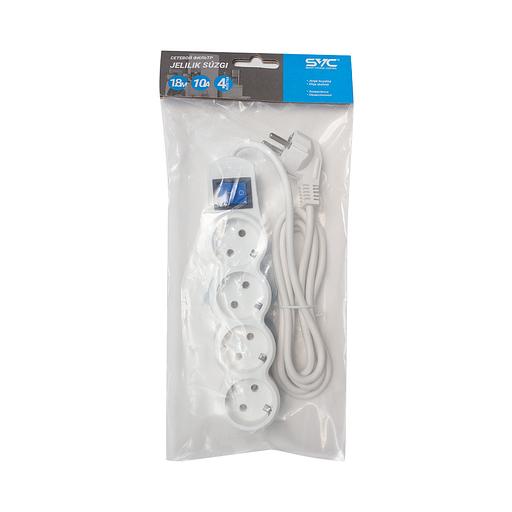 Сетевой фильтр SVC ZP4S-18M 1.8 м. 220 в. фото 3