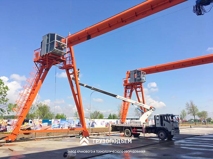 Козловой кран КК однобалочный фото 3