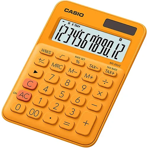Калькулятор настольный CASIO MS-20UC-RG-W-EC фото 1
