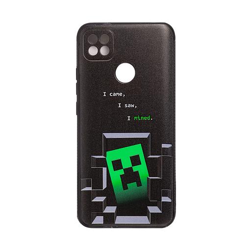 Чехол для телефона X-Game XG-MC01 Redmi 10A TPU Minecraft пол. пакет фото 2