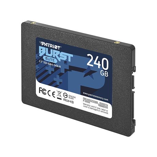 Твердотельный накопитель SSD Patriot Burst Elite 240GB SATA PBE240GS25SSDR фото 3