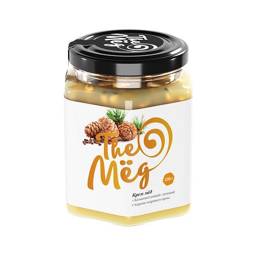 Крем-мёд «Дальневосточный» липовый, с ядрами кедрового ореха фото 2