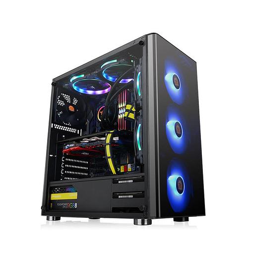 Компьютерный корпус Thermaltake V200 TG RGB без Б/П CA-1K8-00M1WN-01 фото 1