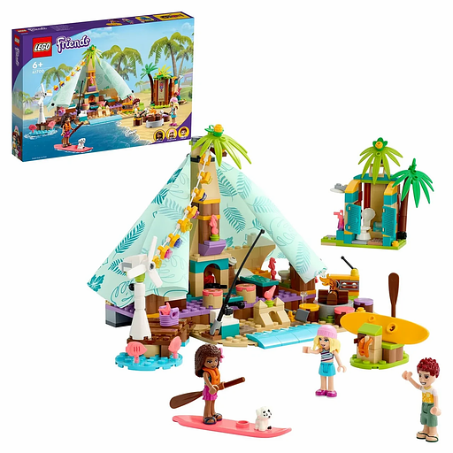 Конструктор LEGO Friends Кэмпинг на пляже 41700 фото 1