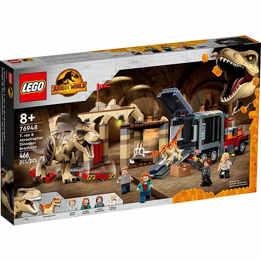 Конструктор LEGO Jurassic World Побег атроцираптора и тираннозавра 76948 фото 1