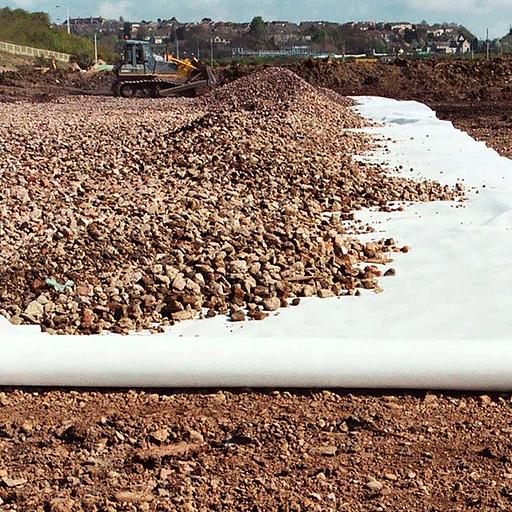 Геотекстиль (дорнит) Текспол ИП-400, 2.1х50 м, 105 м² фото 3