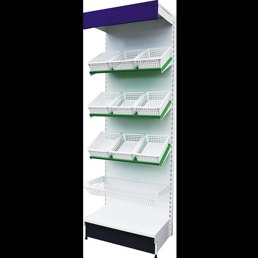 Стеллаж овощной с козырьком фото 1