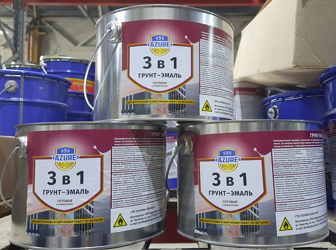Грунт-эмаль 3 в 1 фото 1