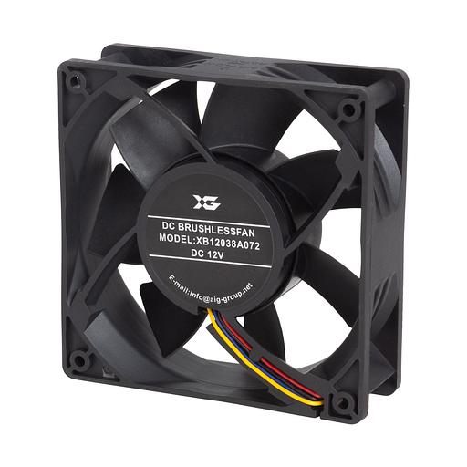 Кулер для компьютерного корпуса X-Gamel XB12038A072 чёрный фото 1