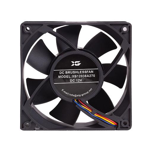 Кулер для компьютерного корпуса X-Gamel XB12038A270 чёрный фото 2