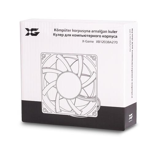 Кулер для компьютерного корпуса X-Gamel XB12038A270 чёрный фото 3