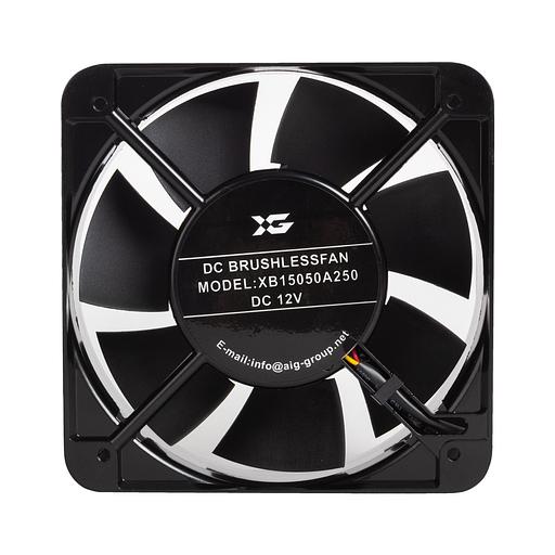 Кулер для компьютерного корпуса X-Gamel XB15050A250 чёрный фото 2