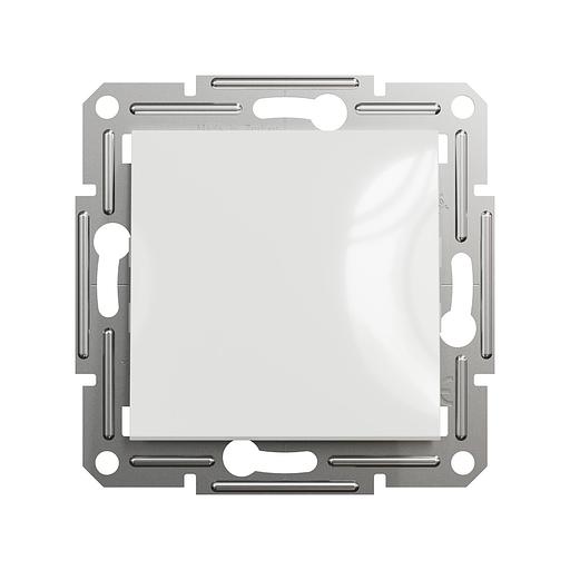 Выключатель одноклавишный SE EPH0170121 Asfora механизм быстрозажим. клеммы белый фото 2