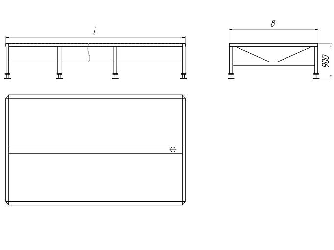 Ванна сбора крови убитой птицы ВИ-1025 фото 4
