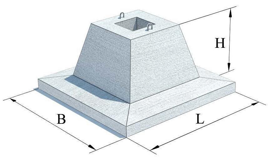 Блок фундаментный БК13-3 фото 1