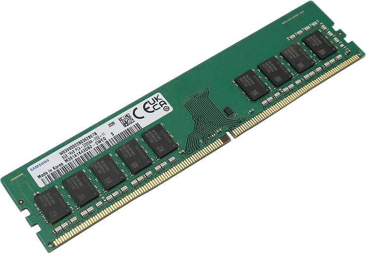 Оперативная память 8GB DDR4 3200 MT/s Samsung DRAM (PC4-25600) ECC UDIMM M391A1K43DB2-CWEQY фото 1